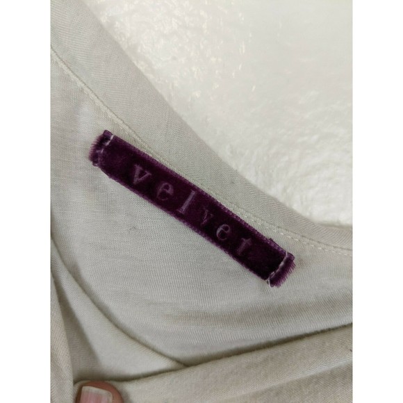 VELVET BY GRAHAM & SPENCER Beige one off the shoulder bodycon sexy dress S/P - Picture 3 of 5